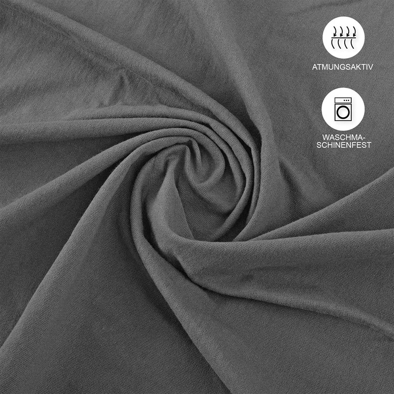 Buymax® Fitted Sheet 140 x 200 cm Cotton 100% Jersey