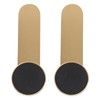 2Pcs Towel Hook Brass Clothes Coat Robe Hanger for Bathroom