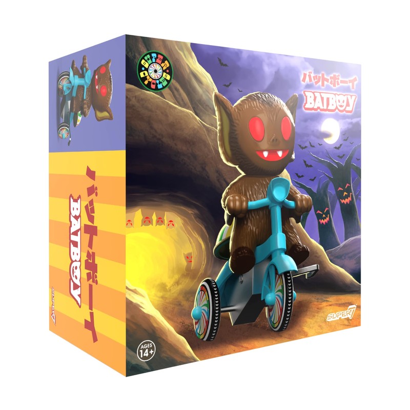 Super7 Super Cycles - Bat Boy (Brown with Blue Wind-up