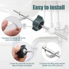 2 Pack Lavatory Pop Up Center Piece Assembly, Replacement Parts