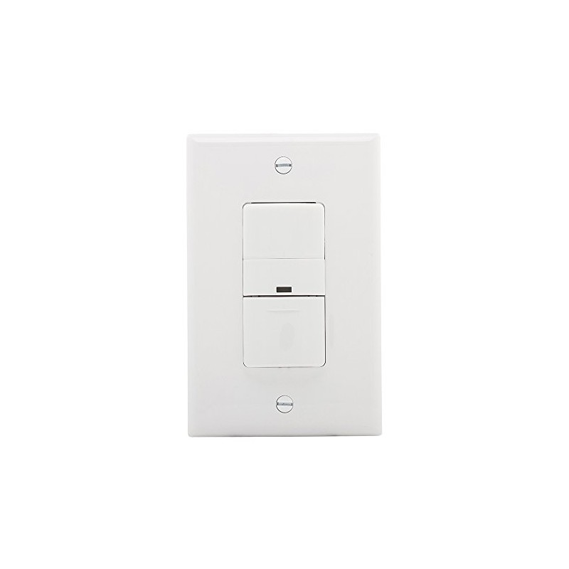 Eaton VS306U-W 600-Watt 120V Wall Mount Occupancy/Vacancy Sensor, White