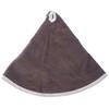 Douceur d'Intérieur Round Hand Towel (0) Embroidered Terry Towells, Anthracite,