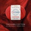Troyarn Cotton 60% Cotton 40% Acrylic Yarn, Soft, Fine/Sport (2)