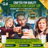 G4GADGET 100x 180ml Clear Plastic Disposable Cups – Durable Drinkware