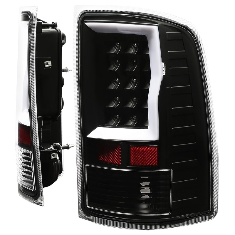 HECASA Tail Lights Assembly Compatible with 2007-2014 GMC Sierra 1500