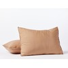 Coyuchi Organic Crinkled Percale Sham, Ginger (Standard)