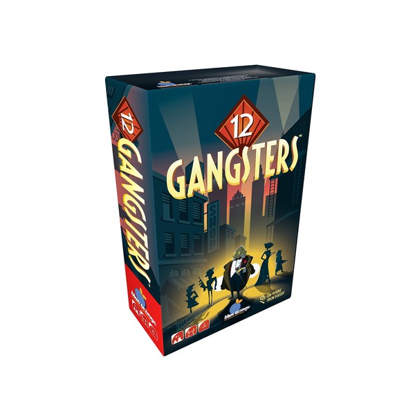 Blue Orange | 12 Gangsters | Card Game | Ages