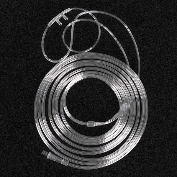 16.4ft Transparent Oxygen Tubing - 5-Pack, Soft, Kink-Resistant, Lightweight Nasal