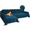 HDCAXKJ Chenille Couch Covers for Sectional Sofa L Shape Sofa