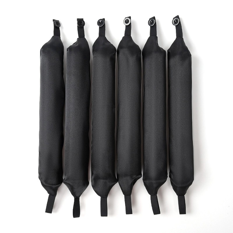 6PCS Lazy Hair Curler Set with Button Foam Rollers Big