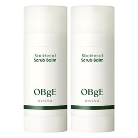 OBge Blackhead Stick Scrub Balm 20g, 2 pieces, 1 piece / OBge 블랙헤드 스틱 스크럽 밤 20g, 2개, 1개입