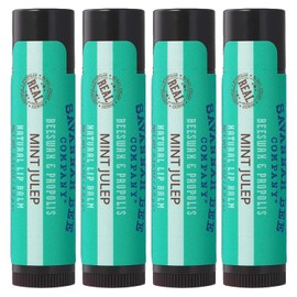Savannah Bee Company Mint Julep Lip Balm, 0.15 onzas (paquete de 4)