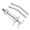 30ml Reusable Goat Syringe with 2 Drench Nozzle,Adjustable Dosage Detachable