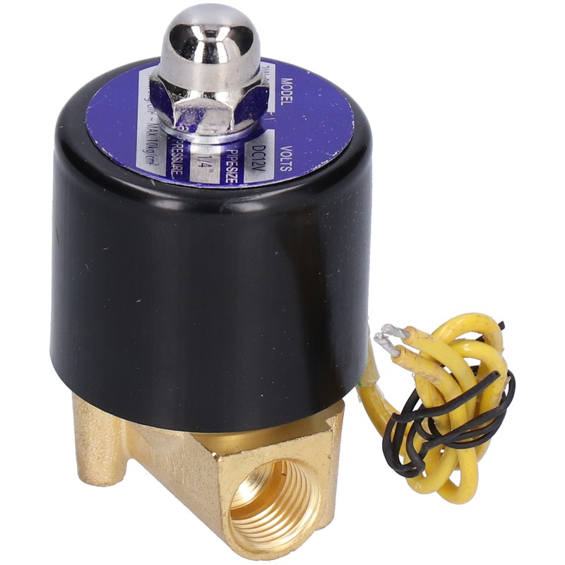 Electric Solenoid Valve Small Normally Closed for Water Air Diesel