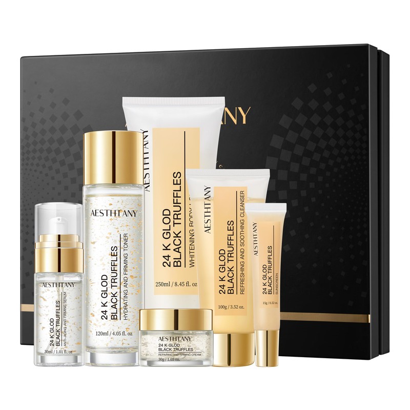 AESTHTANY 6-Step Refresher Course Skincare Set For Dry Combination Skin