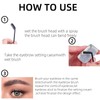Waterproof Eyebrow Gel Kit,Smudge-Proof Clear Eyebrow Gel for Natural Brows,Long-Lasting