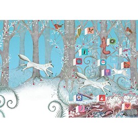 Roger la Borde Animals Advent Calendar Card Call of the Wild 170 x 120 mm Gold foil.
