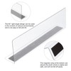 Plastic Shelf Divider- 2. 3 H x 7. 8 L
