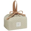 Skater KLBR1-A Lunch Box with Drawstring Bag, Rice Bowl Shaped