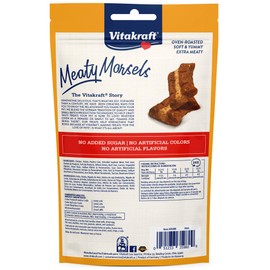 Vitakraft Meaty Morsels Treats for Dogs, Extra Meaty, Gently Oven-Roasted, Soft and Tasty