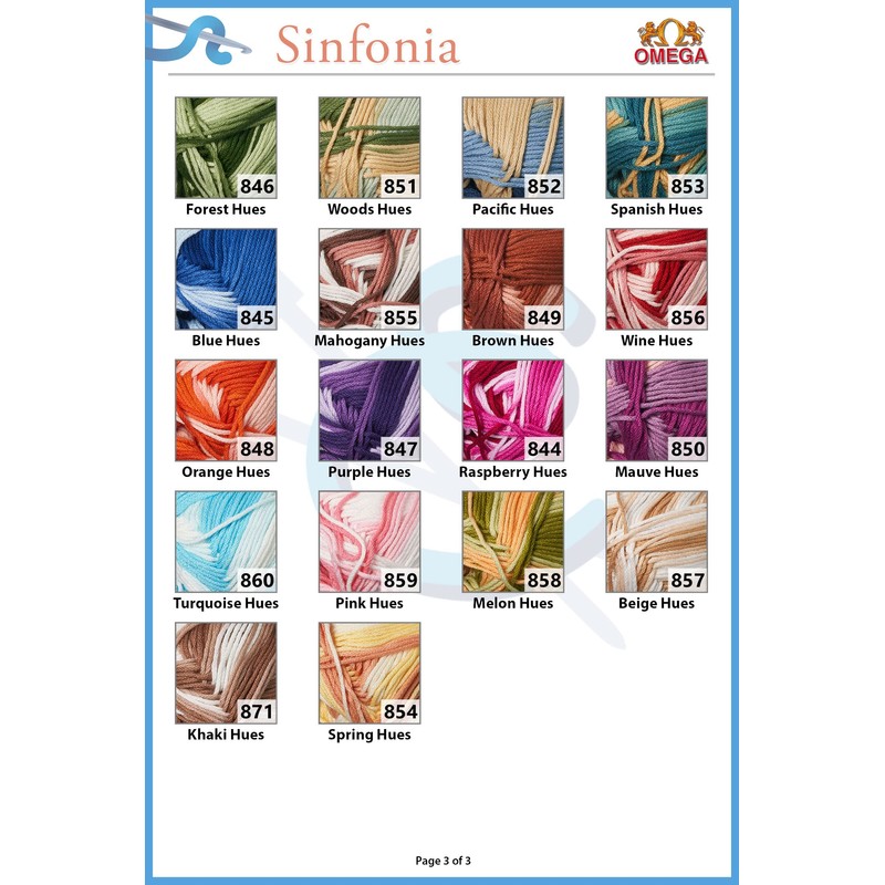 Hilaza Sinfonía Marca Omega (Amarillo medio)