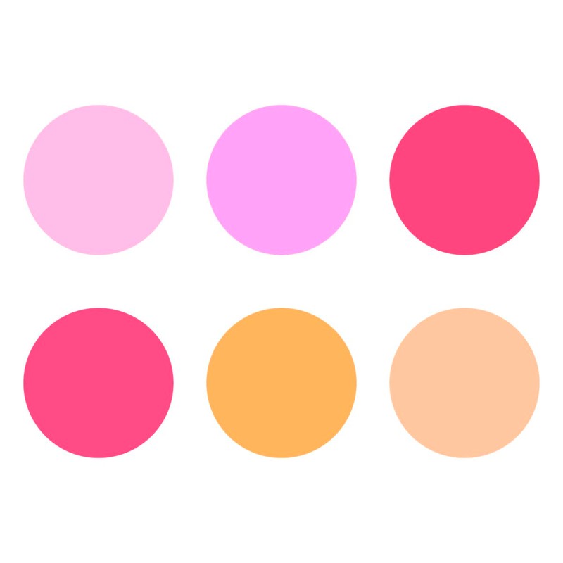 Kit labial indeleble Anlett con 6 piezas #2 multicolor cont.