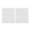 2PCS Filter Sleeve 6in White Elastic Polyester Prefilter Cover for