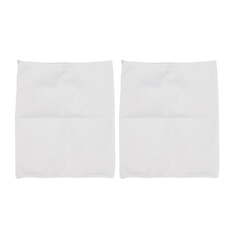 2PCS Filter Sleeve 6in White Elastic Polyester Prefilter Cover for