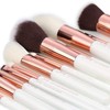 Jessup Make-Up Brush Sets 15 Pieces Cosmetic Makeup Brushes Eyeshadow