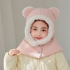 Kids' Padded Balaclava: Thick Winter Pullover Hat for Girls - LF3593 (One Size) Khaki 3ea