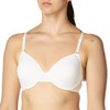 Warner's Women's Cushioned Underwire Lightly Lined T-Shirt Bra 1593, Vanilla,