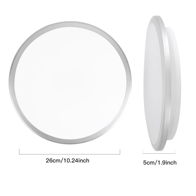 Horevo 24W LED WiFi Smart Ceiling LED Ceiling Light: Modern