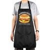 JNIAP Burgerologist Apron With Pockets Burger Lover Gifts Burger Maker