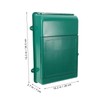 VANZACK Wall Mounted Letterbox Suggestion Box Plastic Mailbox Lockable Letterbox