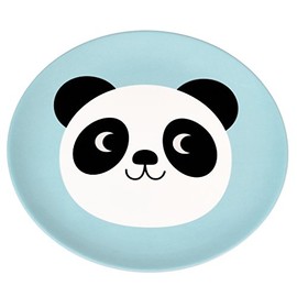 Rex London Children's Melamine Plate - Choice of Design (Miko The Panda)