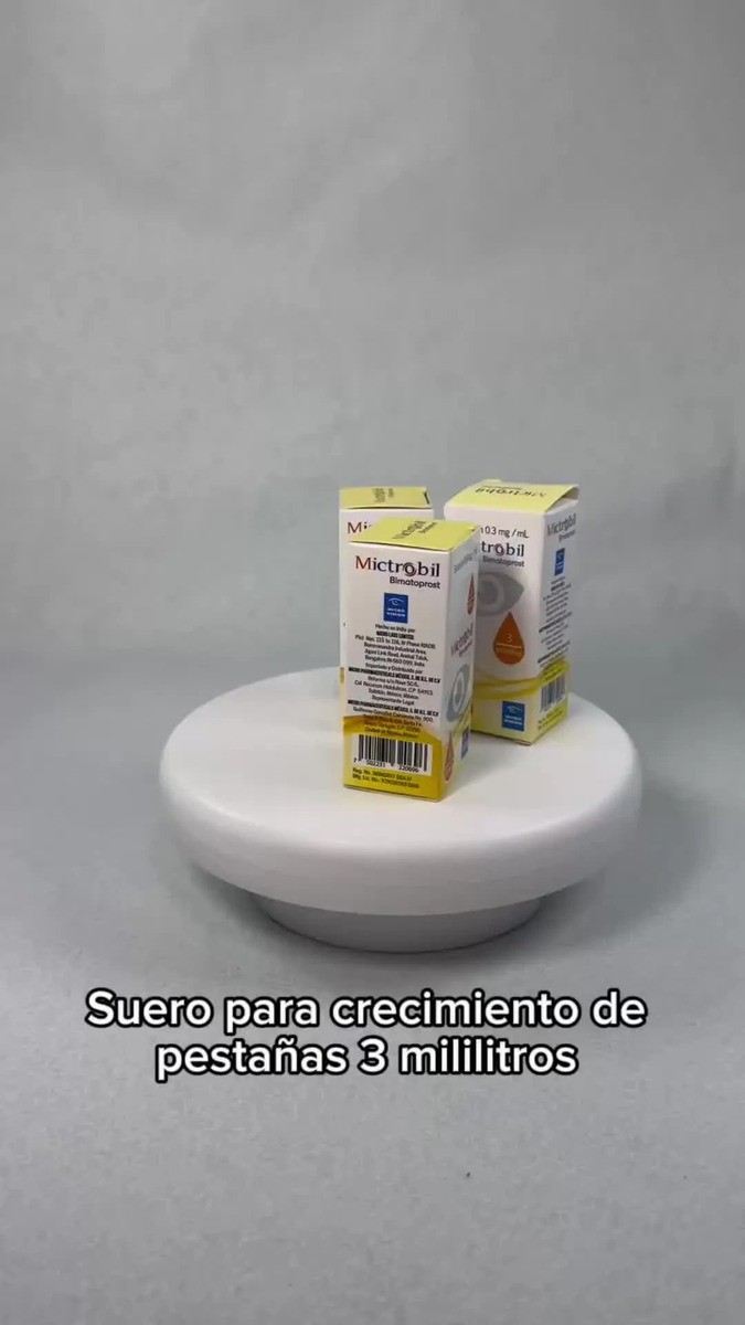 Bimatoprost Mictrobil Crecimiento De Pestañas 0.3 Ml