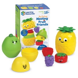 Figurine matriosca a Forma di Frutta per Esprimere i Sentimenti, 9 Pezzi, Mesi, Giocattoli Socio-emotivi per Bambini, Giocattoli sensoriali, Materiali per la logopedia, 18 Mesi +