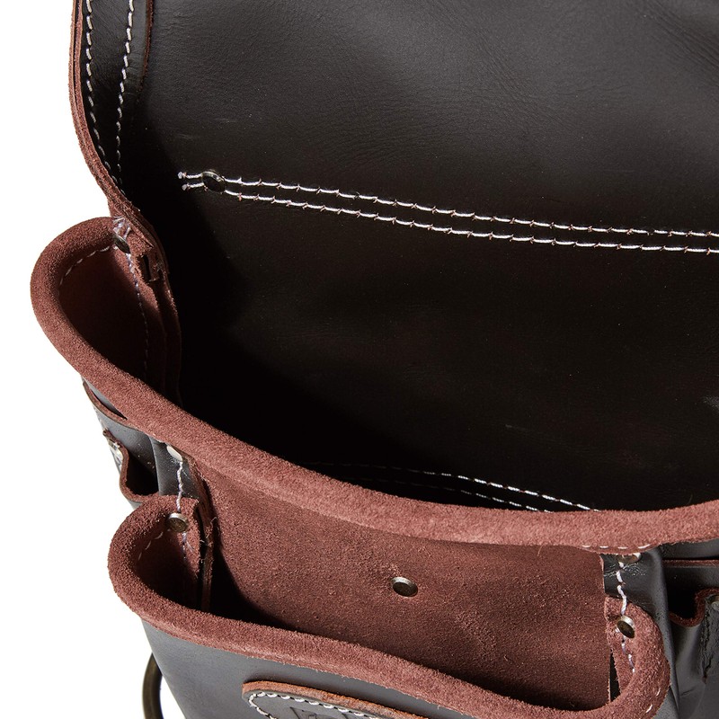 Rolson 68876 Oil Tan Single Leather Tool Pouch