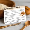 30 Pcs Sourdough Starter Feeding Care Instruction Cards 4 *