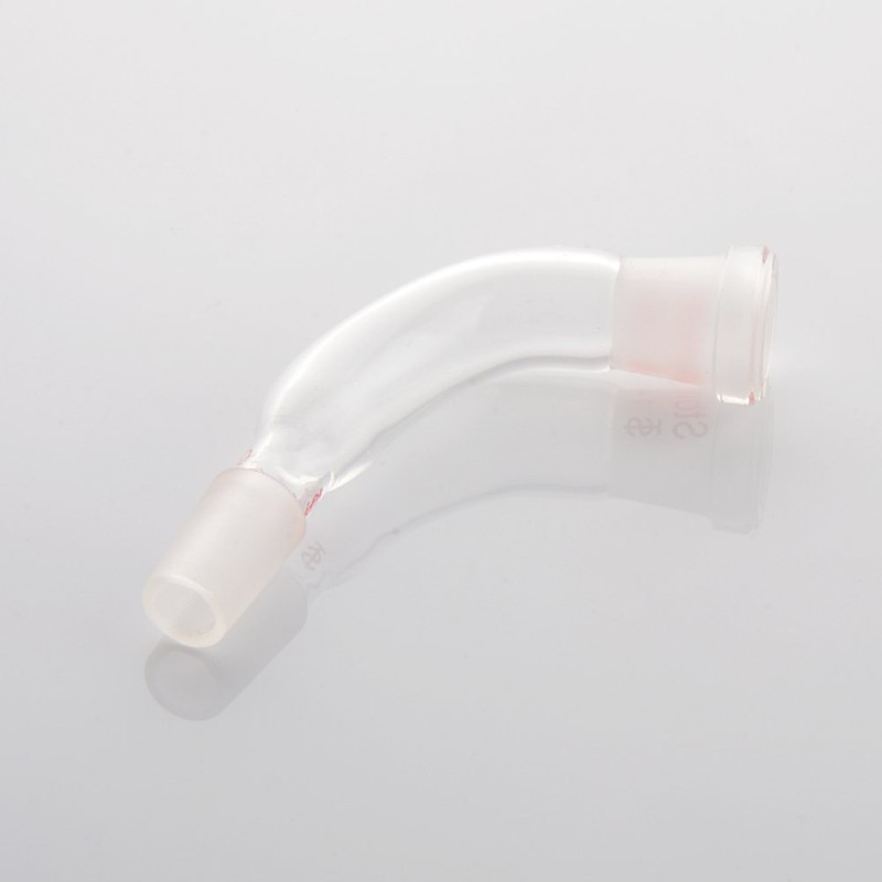 StonyLab Glass Distillation Adapter 105 Degree Bent with 14/20 Outer
