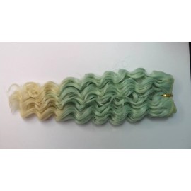 Crocheteria de conito Cabello Rizos Sintético Para Muñeca Amigurumi, Tela, Pasta