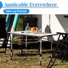4pcs Folding Table Risers Folding Table Leg Extenders Levels Height