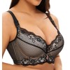 Women Super Push Up bra Lace Underwire Soft Padding Lift