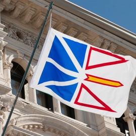 Flag of Newfoundland Labrador,Canada flag 3x5 Ft Polyester with Brass Grommets and HD Printing,Perfect for Canada Day Outdoor Decoration,Party,Festival,Garden,Game Victory Celebration