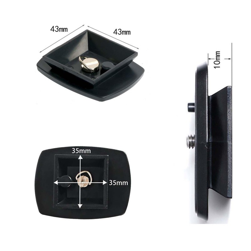 HUIKKJP Spare Shoe Quick Release Plate 2 Pack Replacement as