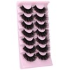 Fake Eyelashes Fluffy Volume Thick Lashes Faux Mink 20MM Long