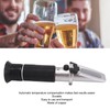 Brix Meter Refractometer Light Weight Handheld Refractometer Durable Alcohol Volume