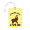 LT035 Going to Peru? Alpaca Bag Novelty Funny Unique Designer