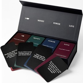 Conversation Starter Cards to Deepen Friendships and Break The ice – 176 Deep Questions for Couples, Friends, Party Game for Meaningful Conversations, Prompts for Deeper Connection