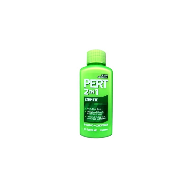 Pert Plus 2-in-1 Shampoo & Conditioner, Classic Clean 1.70 oz